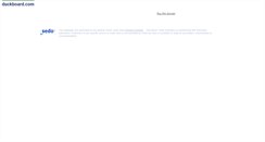 Desktop Screenshot of duckboard.com